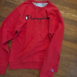 Red Crew Sweater